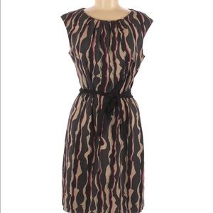 Trina Turk Animal Print Sheath Dress Size 6